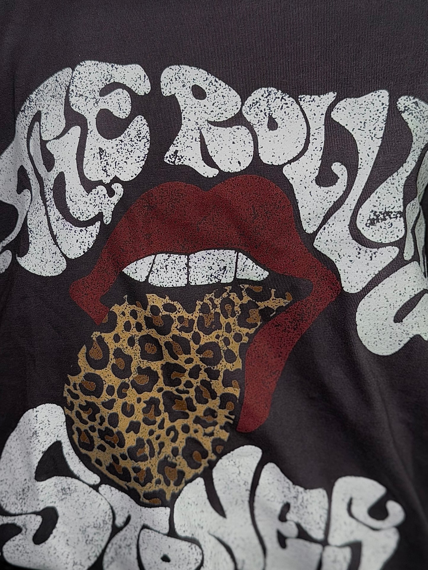 Rolling Stones Leopard Tee