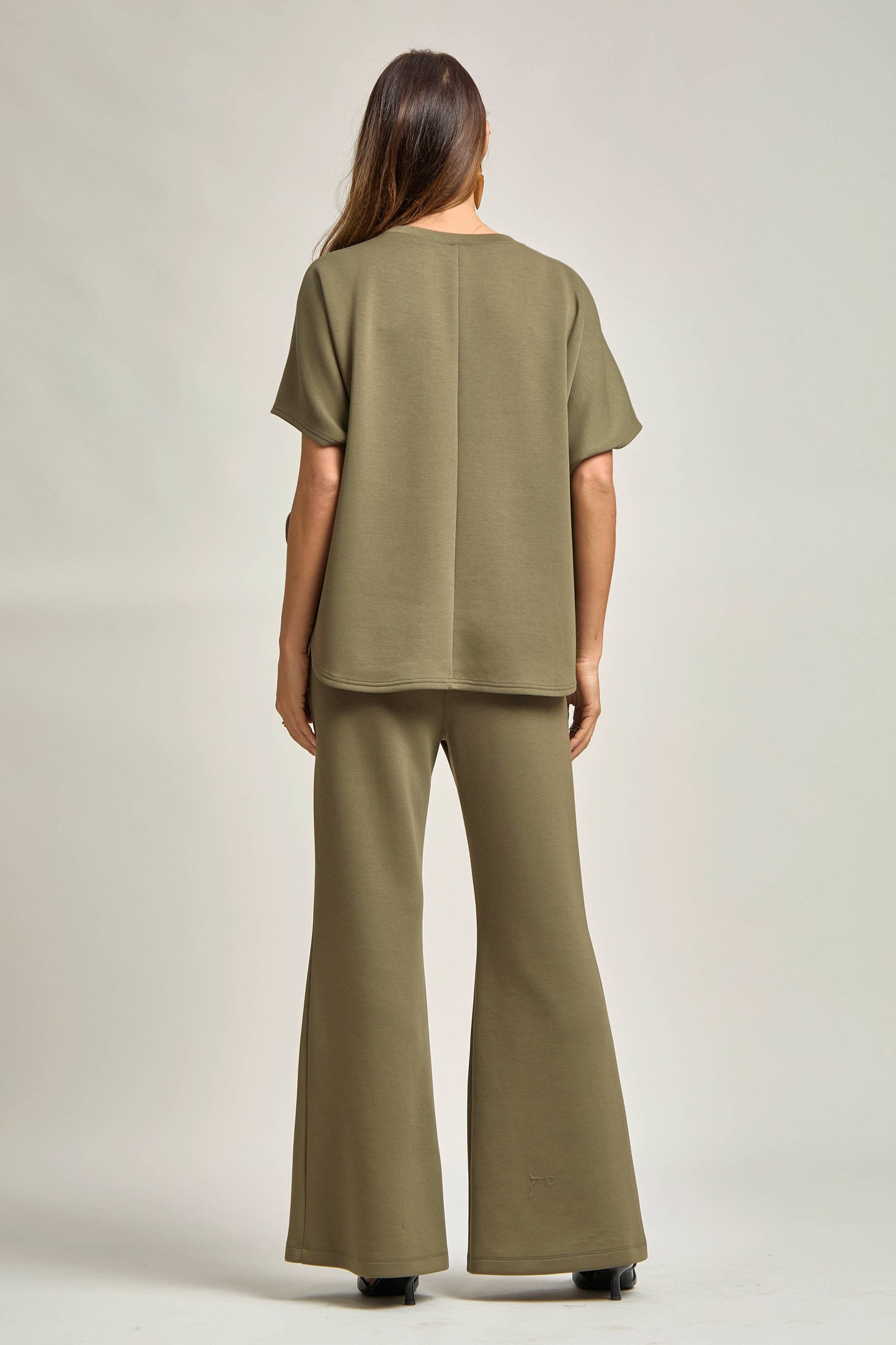 Poncho Top + Bell Bottom Set