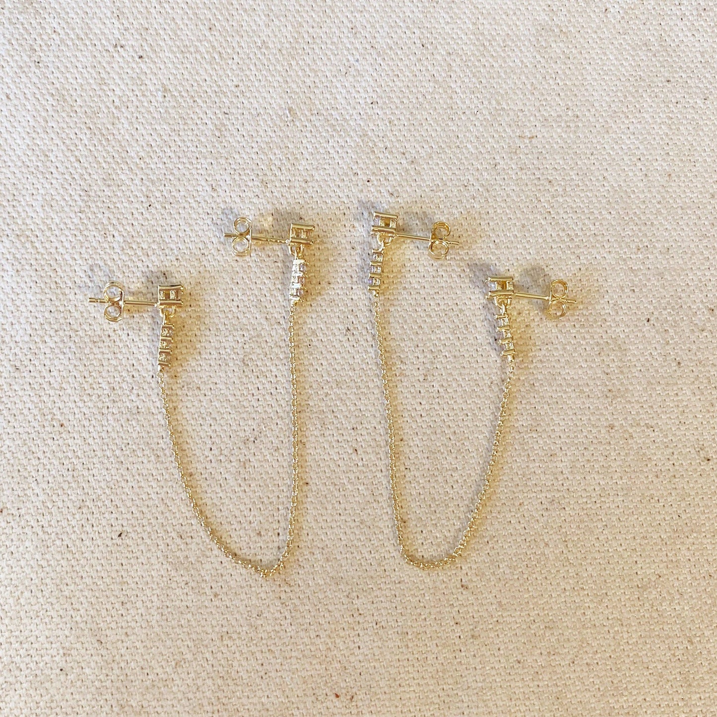 Double Piercing Earrings