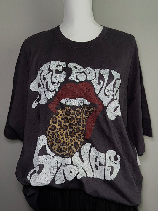 Rolling Stones Leopard Tee