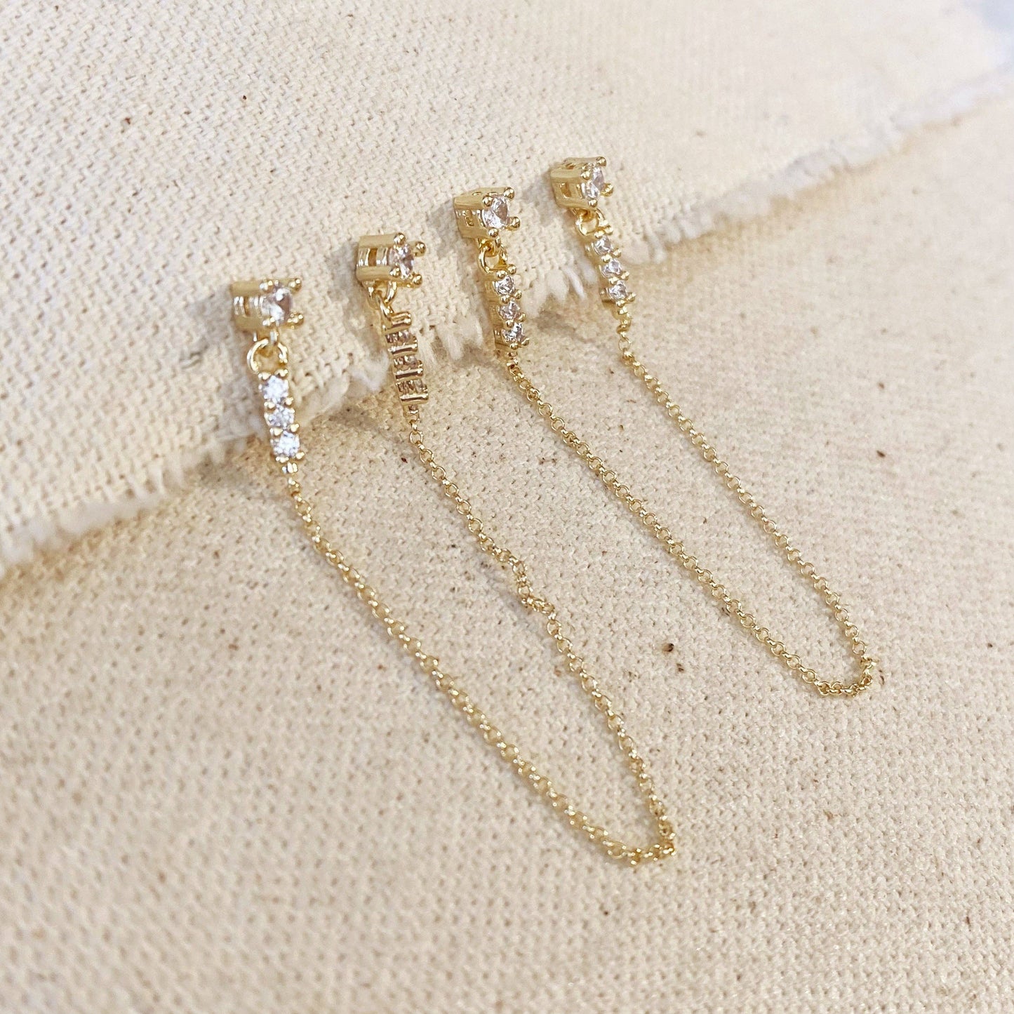 Double Piercing Earrings